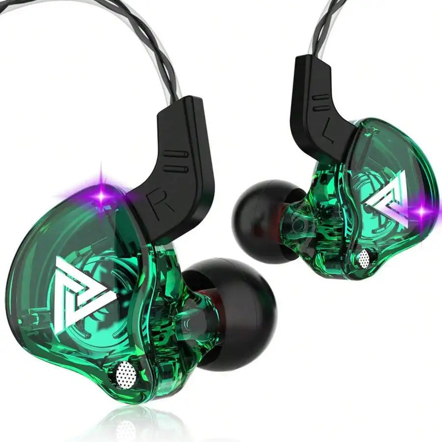 QKZ AK6-Ultra Transparent Wired In-Ear Headphones 3.5mm Mic Volume Control