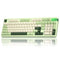 Gaming mechanical keyboard for PC with gasket structure creamy RGB backlit