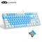 MageGee 75% Mechanical Gaming Keyboard, Blue Switch, LED Blue Backlit