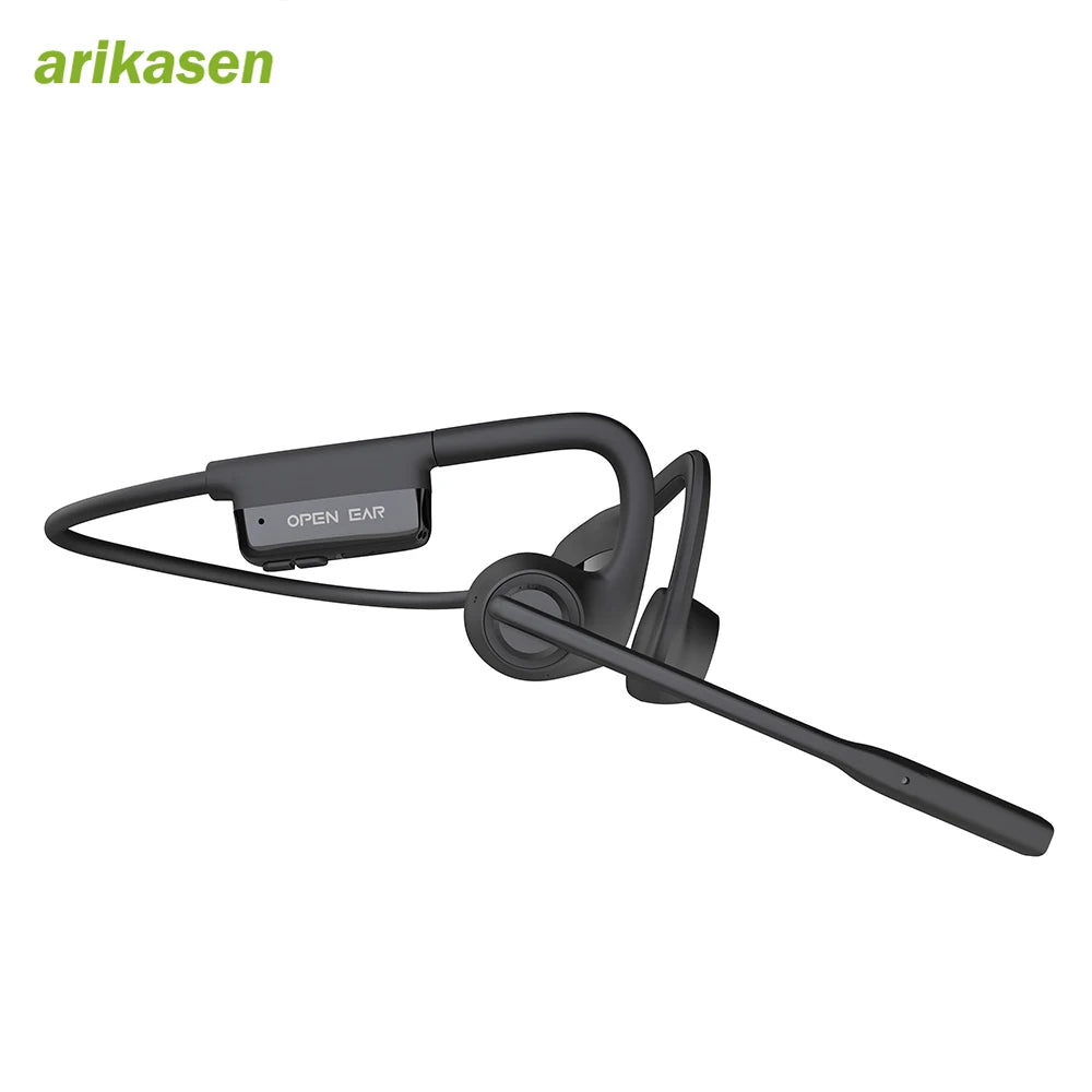 Open Ear Headphones with Mic, Bluetooth with Microphone, Bluetooth  Headset